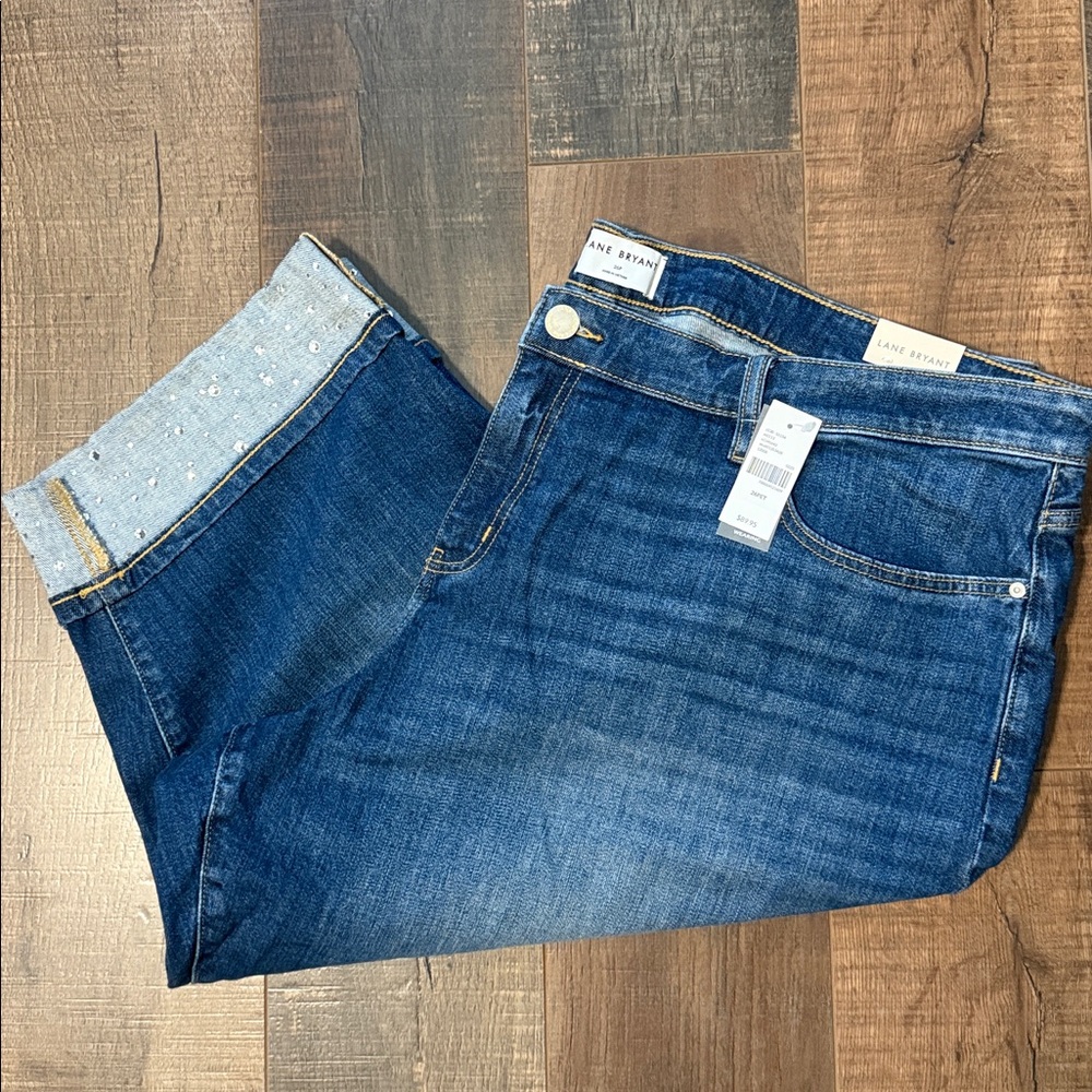 Lane Bryant Classic‎ Blue Boyfriend Jeans
